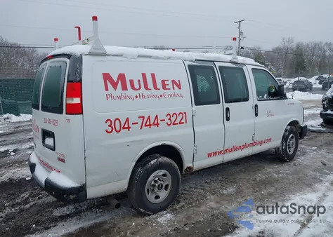 2013 GMC Savana 2500 Work Van z USA, uszkodzony, nr VIN 1GTW7FCA1D1103179